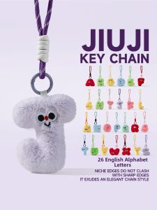 Alphabet Letter Plush Hanging Charm