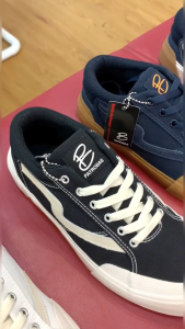 SEPATU PATROBAS CLOUD LOW BLACK WHITE ( SIZE 35 - 45 ) - Sneakers Canvas  Made in Indonesia