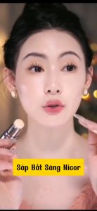 Kem má hồng má hồng Nicor dạng thỏi phấn bắt sáng lâu trôi highlight tạo điểm sáng cho gương mặt-Life Style 4U