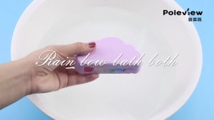 [MALAYSIA READY STOCK] Rainbow Cloud Salt Exfoliating Moisturizing Bath Bomb Ball Bom Mandi 彩虹云朵爆炸浴盐球