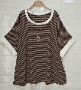 เสื้อยืดไหล่ล้ำ เสื้อยืดคอกลมไซส์ใหญ่ อก 62"++