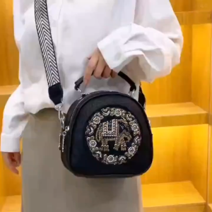BJ68310 - BLACK/BEIGE TAS SLEMPANG HANDBAG TAS WANITA FASHION IMPORT MODIS ELEGAN TERMURAH TERLARIS TERBARU TAS BATAM ZCJ8310