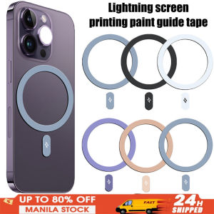 Stainless Steel Universal Magnetic Metal Plate Ring Ultra Thin Magnetic Plate Ring Universal Phone Wireless Charging Ring Sticker for Magsafe Wireless Charger Iron Sheet Sticker Magnet Car Phone Holder