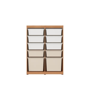 Hanssem | Real Wood Childrens Storage Rack Beech
