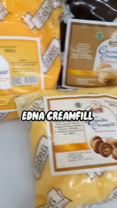 ( 1 PCS ) Edna Vanilla Creamfill 500 gr / Edna Cheese Creamfill 500 gr / Selai Nanas Edna 500 gr