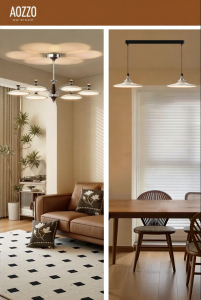 AOZZO | Vintage French Style High Brightness Living Room Pendant Light