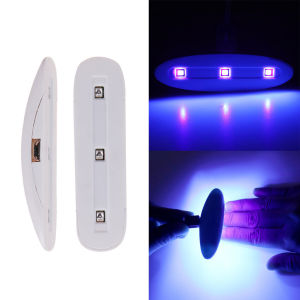 3W White Mini USB Nail Art Dryer UV Gel Polish Curing Oval LED Lamp Electric Manicure Tool