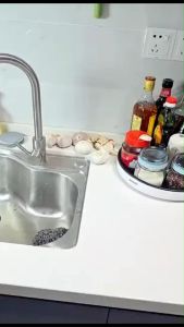 {2pcs} Light Luxury Ginger Garlic Storage Box Bathroom Wall Mounted Toilet Razor Storage Tube轻奢姜蒜收纳盒