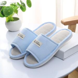 Besee | All-Season Indoor Non-slip Quiet Cotton Linen Sandals