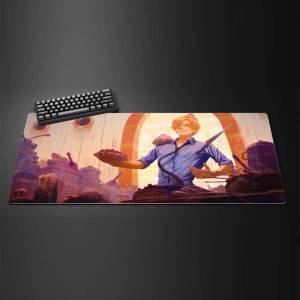 Bandai | One Piece Anime XXL Mouse Pad Rubber Keyboard Desk Mat With 2MM Lock Edge For Computer