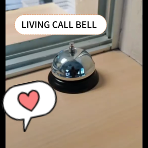 (3PCS)Live Service Call Bell Table Cafe Kitchen Hotel Reception Bell All Metal Loud Cashier Ring Bell 直播铃铛