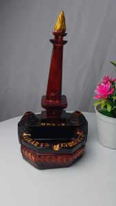 Asbak Rokok Unik Bentuk Monas Coklat: Hiasan Ruang Tamu Keren