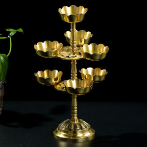 ZANGCUN | Tibetan Copper Seven-star Design Candle Holder
