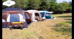 5-12 Large Camping Tent Waterproof Family Tent Outdoor Double decker Luxury Activity Large Tent Waterproof Tent