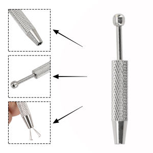 Small Jewelry Beads Tweezer Piercing Ball Grabber With 4 Jaw Holder Diamond Claw Tweezers For IC Chips Gems Nuts Puller Tool