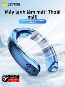 Quạt Cổ Cầm Tay Mini Không Cánh NOCCLILI TC08 USB Làm Mát Không Khí Quạt Cổ Làm Mát Mùa Hè Thiết Kế Tươi Mới