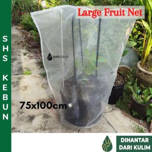 Super Large Garden NetJaring Buah Besar Nylon Fruit Meshfor Pest ControlSHS KEBUN (75x100cm) (bag) (Insects and animals)