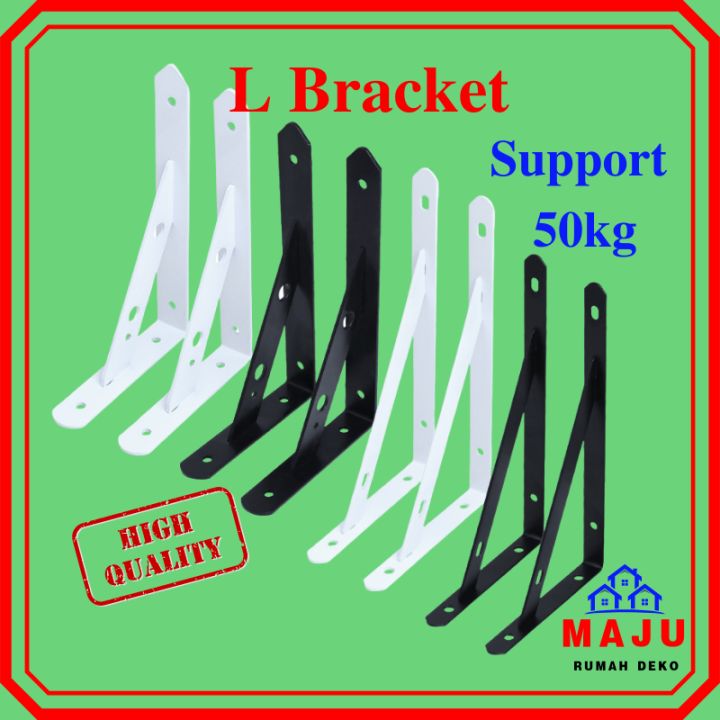 MAJU DIY L bracket dinding Home L Bracket wall bracket wall shelf