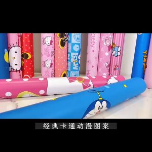 Wallpaper Dinding Stiker Karakter Doraemon Kucing Polkadot 7m s/d 8m Lebar 45cm