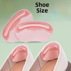 XIANZHAO | Anti-wear Heel Pads Silicone High Heels Womens Loafers Fill One Size Shoe Insertion Stabilizer Anti-slip Footwear Accessories