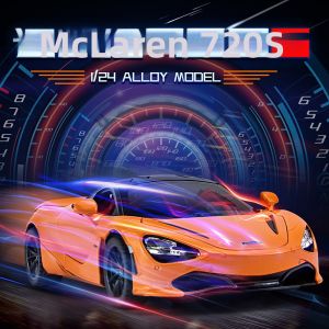 JINCHEJIANG | New 1/24 Scale Pull Back Alloy Collectible Car Model