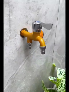 Kran Cabang Shower / Model Engkol Untuk Tembok Kamar Mandi Wastafel Tempat Wudhu Taman / Color Water Faucet-FR GALLERY