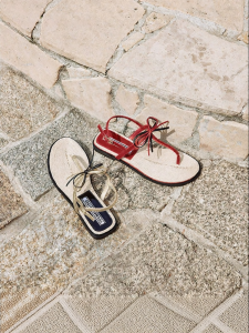 Toomanyshoes | Summer Outdoor Beach Volleyball Flat Toe-post Sandals