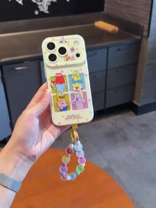 YOUSIDUN |  is suitable for Apple 18promax mobile phone case 18pro17 cartoon 17promax Beechburg resident 15pro transparent 15 polka dot 13 color iphone17pro anti-fall