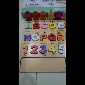 ABC NUMBER FISHING LOGARITHMIC LEARNING BOARD