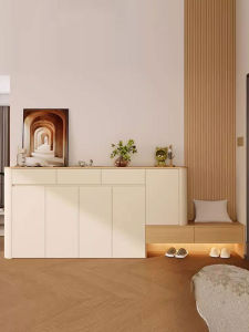 Entrance Storage Cabinet with Bench
