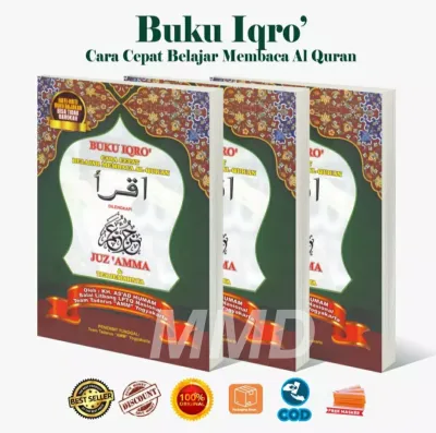 BUKU IQRO PLUS JUZ AMMA 2 WARNA 100% ORIGINAL