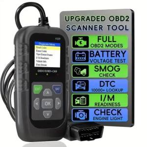 Máy Quét Mã Lỗi OBD2 V119 Sử Dụng Nguồn USB Dụng Cụ Chẩn Đoán Ô Tô Thiết Bị Kiểm Tra Điện Áp Hỗ Trợ Đặt Lại Đèn Báo Lỗi Động Cơ Tương Thích Với Tất Cả Các Loại Xe