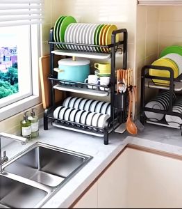 HOMIX Rak Piring Wastafel Stainless & Aksesoris Dapur