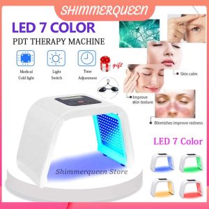 facial machine 7 Color Pdt led light therapy face Skin Rejuvenation pdt light therapy anti acne anti aging skin tightening rf machine for face and body beauty machine therapy Machine