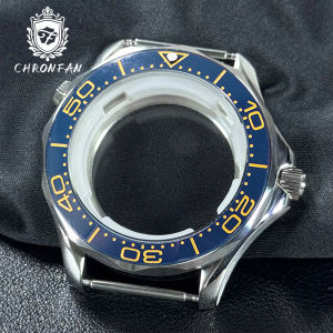 41mm For Seahorse Stainless Steel Watch Case Ceramic bezel Miyota8215 DG ST Automatic Movement 10mWaterproof Watch accessories