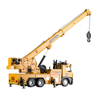 Large Realistic Construction Crane Toy Alloy