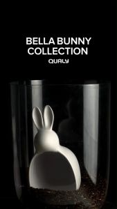 Bella bunny rice scoop ที่ตวงข้าว ถ้วยตักข้าว ดีไซน์ กระต่ายน้อย ที่ตักข้าวสาร Qualy (ควอลี่)