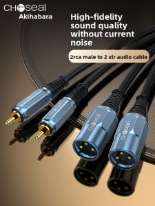 Choseal | xlr cable Dual RCA to Dual XLR Audio Cable