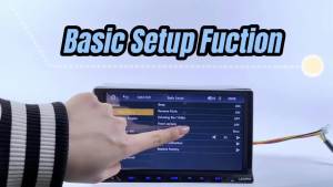 7 Inch HD Touch Screen Car Radio Stereo 2 Din Car Video Player Support CarPlay Android Auto with Backup Camera Navigation BT FM
