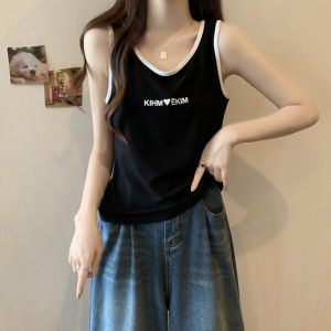 Womens Sleeveless Vest Top Inner Wear Large Size Slimming Outerwear Base Shirt Spring Summer New Arrival Commute Style