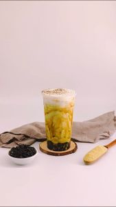 Trà Sữa Thái Xanh Hòa Tan Orange Chef 500G túi pha đủ 20 Ly - Nguyên liệu nhập khẩu Thái Lan