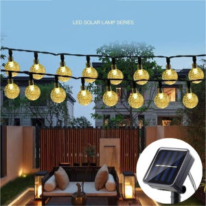 Solar LED Bubble Ball Lights For Street And Area Lighting Outdoor Wall Lights Garden Decoration Outdoor