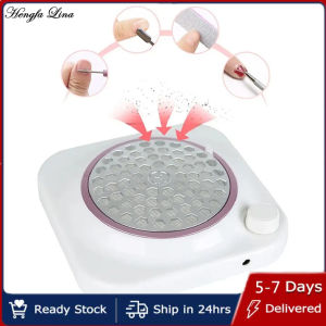 Hengfa Lina 48W Nail Dust Collector: Reusable Filter Powerful Vacuum Fan Low Noise - Perfect for Acrylic Gel Nail Polishing in Salons