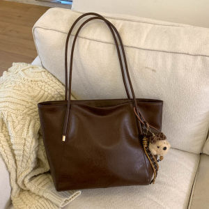 Casual Versatile Large Capacity Soft Shoulder Bag Womens 2025 New Fashion Commuter Tote Bag Underarm Bag Single Strap Bag