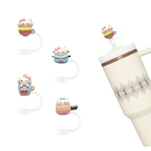 Vỏ Bảo Vệ Cốc Đựng Nước Kitty Cat Silicone Dustproof Anti-leak Vỏ Cốc Đựng Nước Cho Nữ Vỏ Cốc Đựng Nước Bằng Silicon