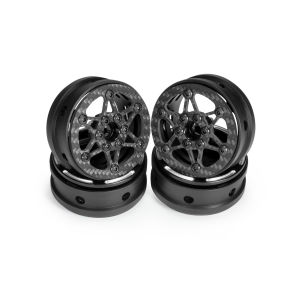 1.9 Inch Aluminum Carbon Fiber Wheel Rims for 1/10 RC Crawler Cheater Rigs Capra SCX10 TRX4 TF2 Gmade R1 Element Enduro 1.9S DIY