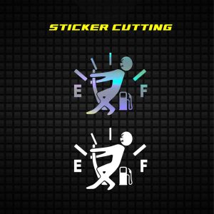 Stiker Cutting Animasi Bensin Stiker Motor Variasi