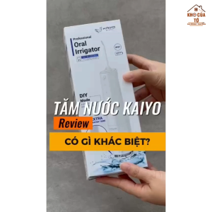 Máy tăm nước Kaiyo Nhật Bản – khay nước 300ml 4 chế độ pin 2000mAh sạch sâu siêu bền bảo hành 2 năm!
