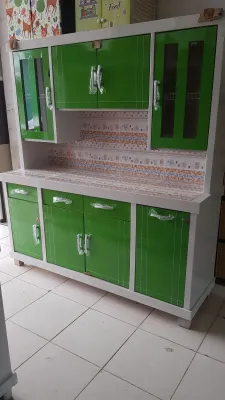Lemari/Rak Piring Sayur 4 pintu Minimalis