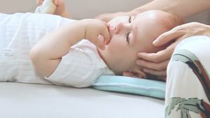 หมอนเด็ก - หมอนแรกเกิด หมอนจัดท่านอนเด็ก (0-12 เดือน) - ป้องกันศีรษะแบน ใช้งานได้